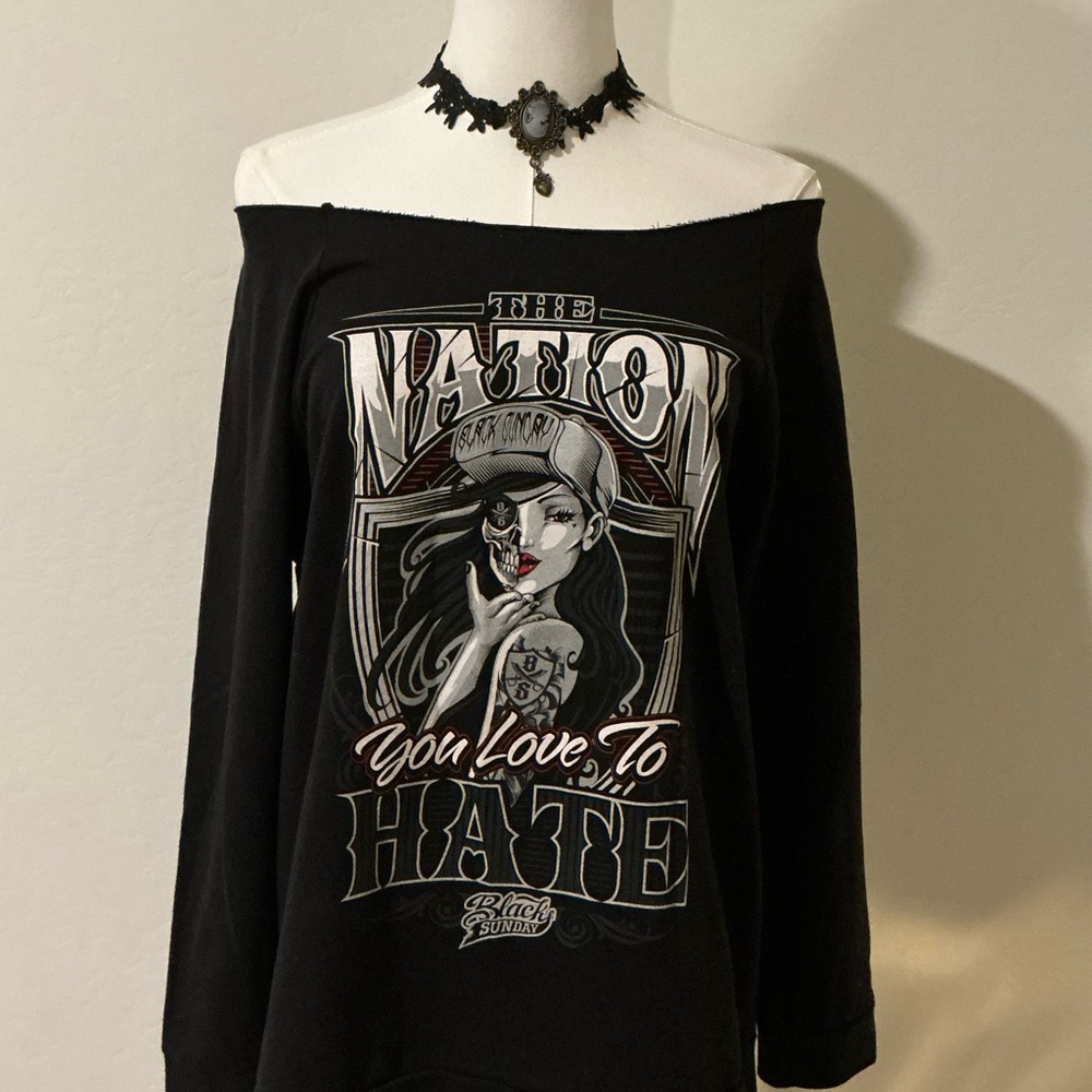 Black Sunday Sweatshirt size Large